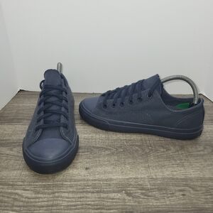 PF Flyer Center Lo Navy Blue Mens Sz 7 Retro Casual Shoes PM17AL1